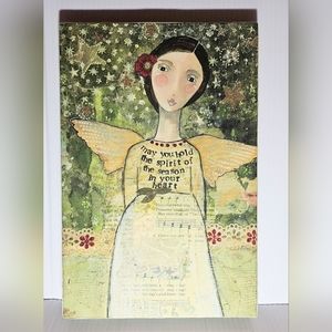 Starry Girl With Words Wall Art Kelly Rae Roberts 8"×12"